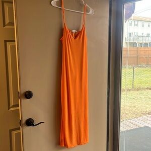 Orange summer dress